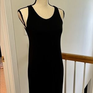 Eileen Fisher Stretch Jersey Knit Tank Dress. Black. XS.